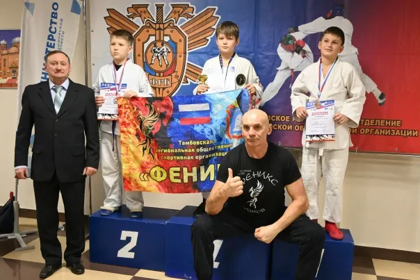 Юные призеры областного турнира и представители клубов в Тамбове в феврале 2025 года